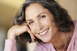 Smiling older woman